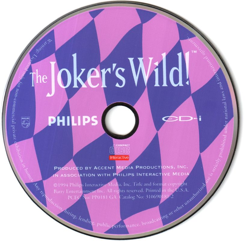 The Joker's Wild! box art for CD-i